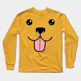 Panting Puppy Mouth Long Sleeve T-Shirt